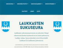 Tablet Screenshot of laukkaset.org